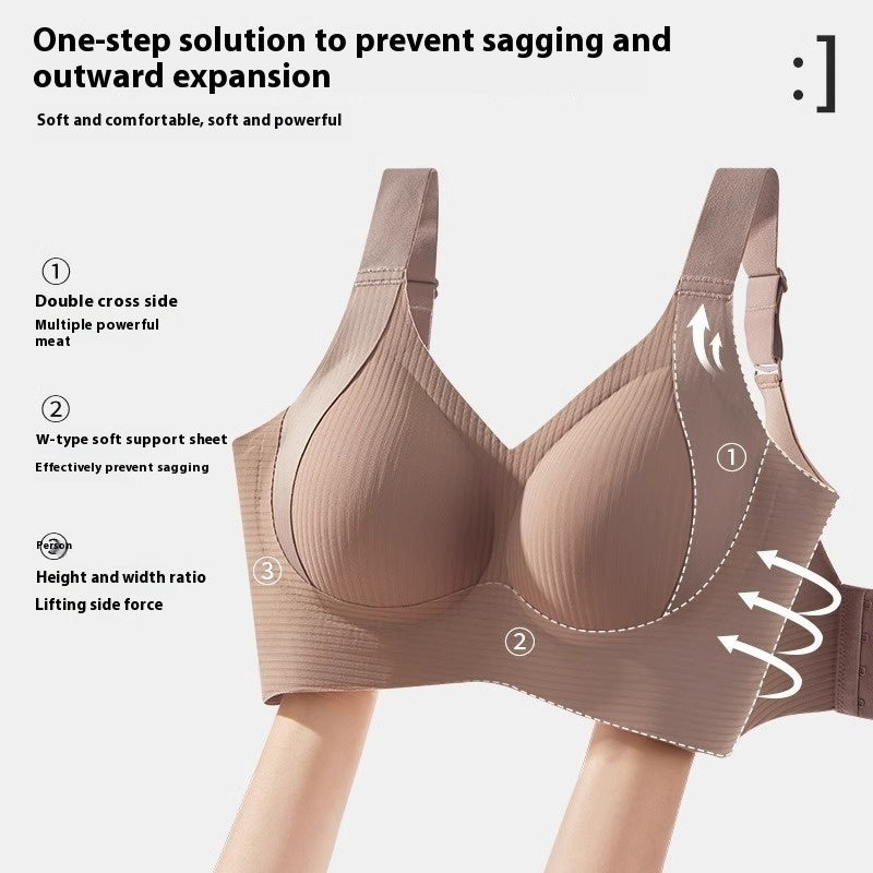 Seamless women's bra