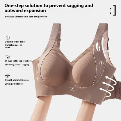 Seamless women's bra